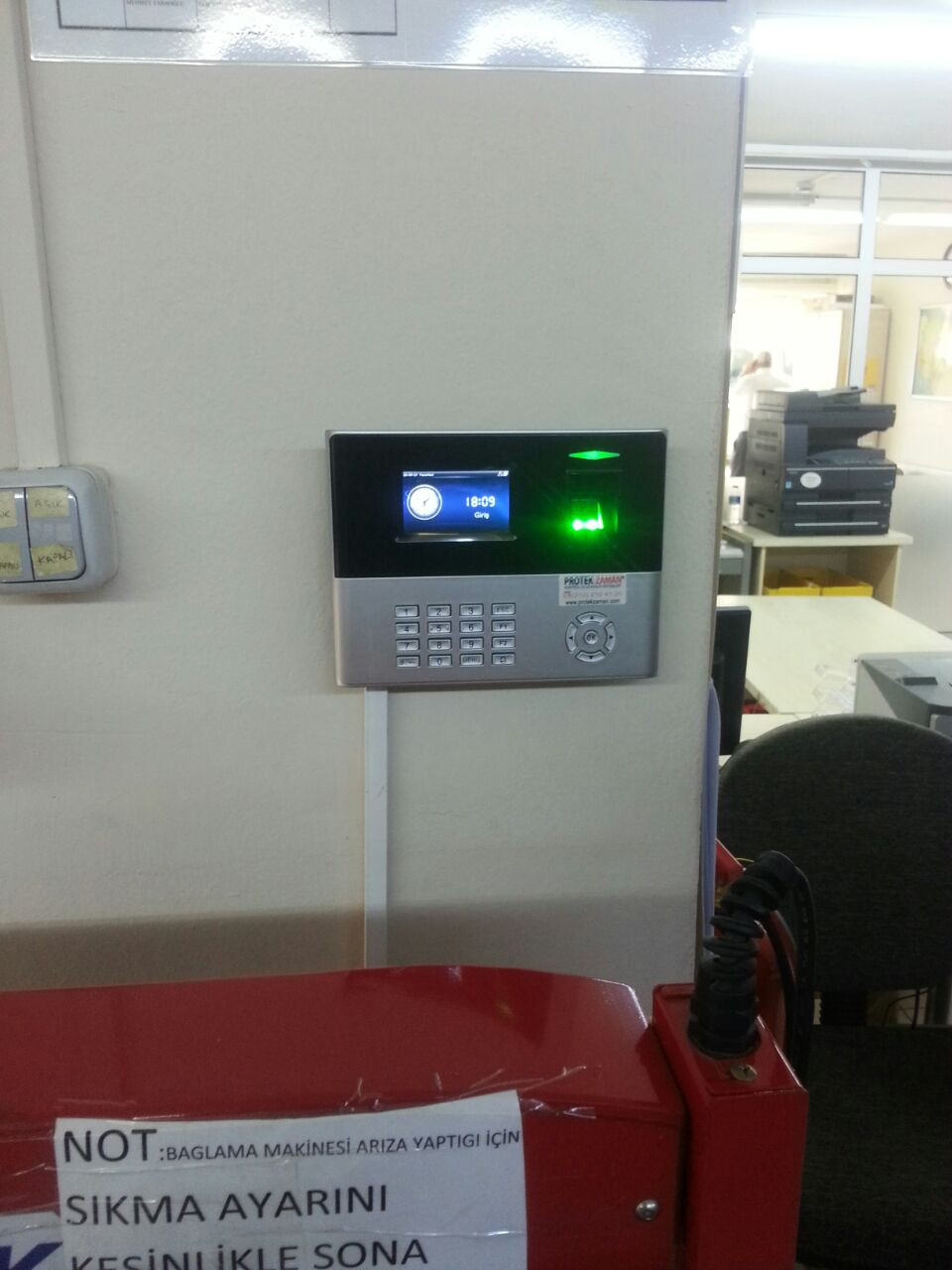 U990-ID Parmak İzi Okuyucu Montaj Görüntüleri